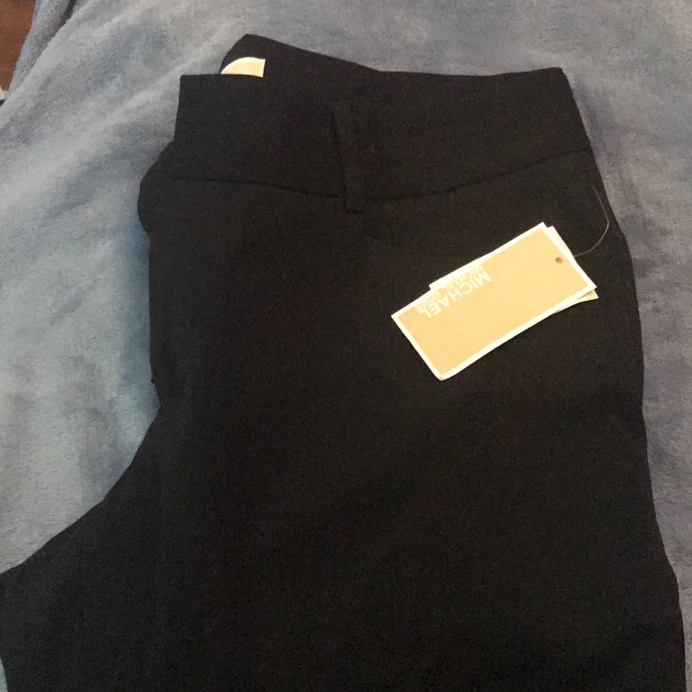 NWT MICHAEL KORS BLACK WORK PANTS size 6